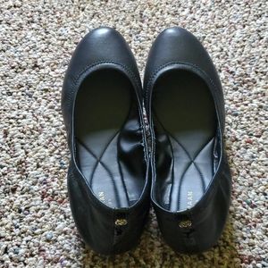 Cole Haan Black Leather Flats